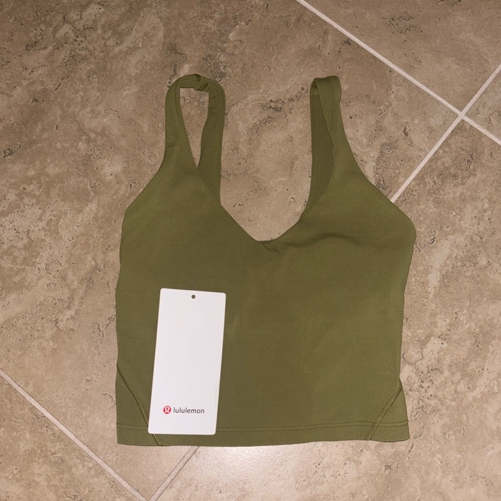 *RARE* Size 2 Bronze green Lululemon Align Tank
